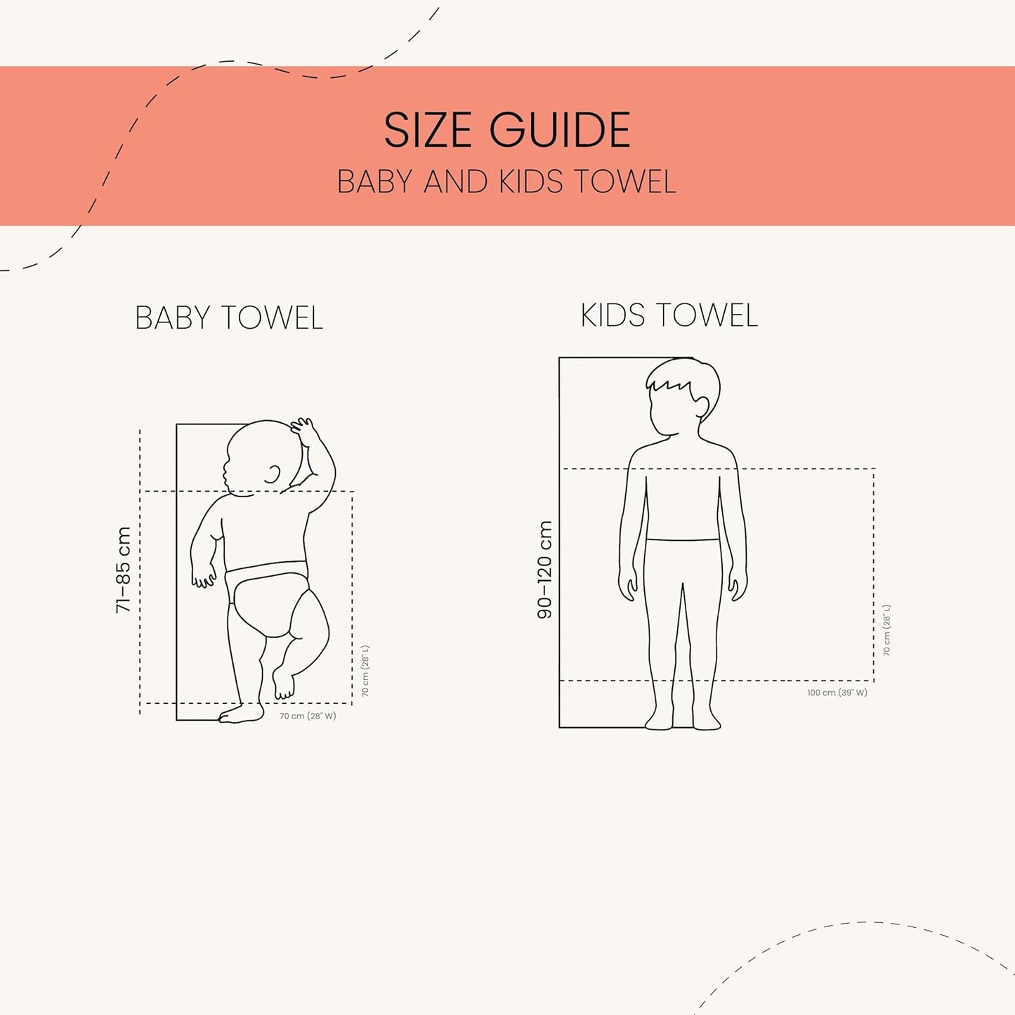 Shuddh - Muslin Cotton Kids Bath Towel, 2 to 7 Years