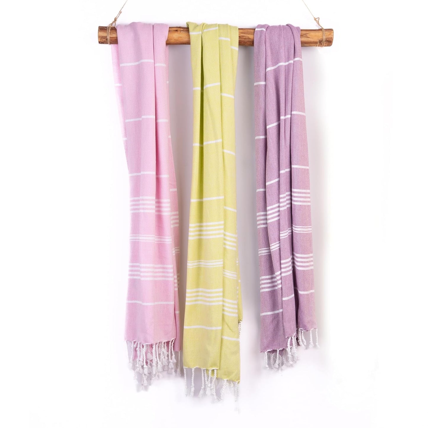 Basic Cotton Bath Towel I Pack of 3 Mixed Colours
