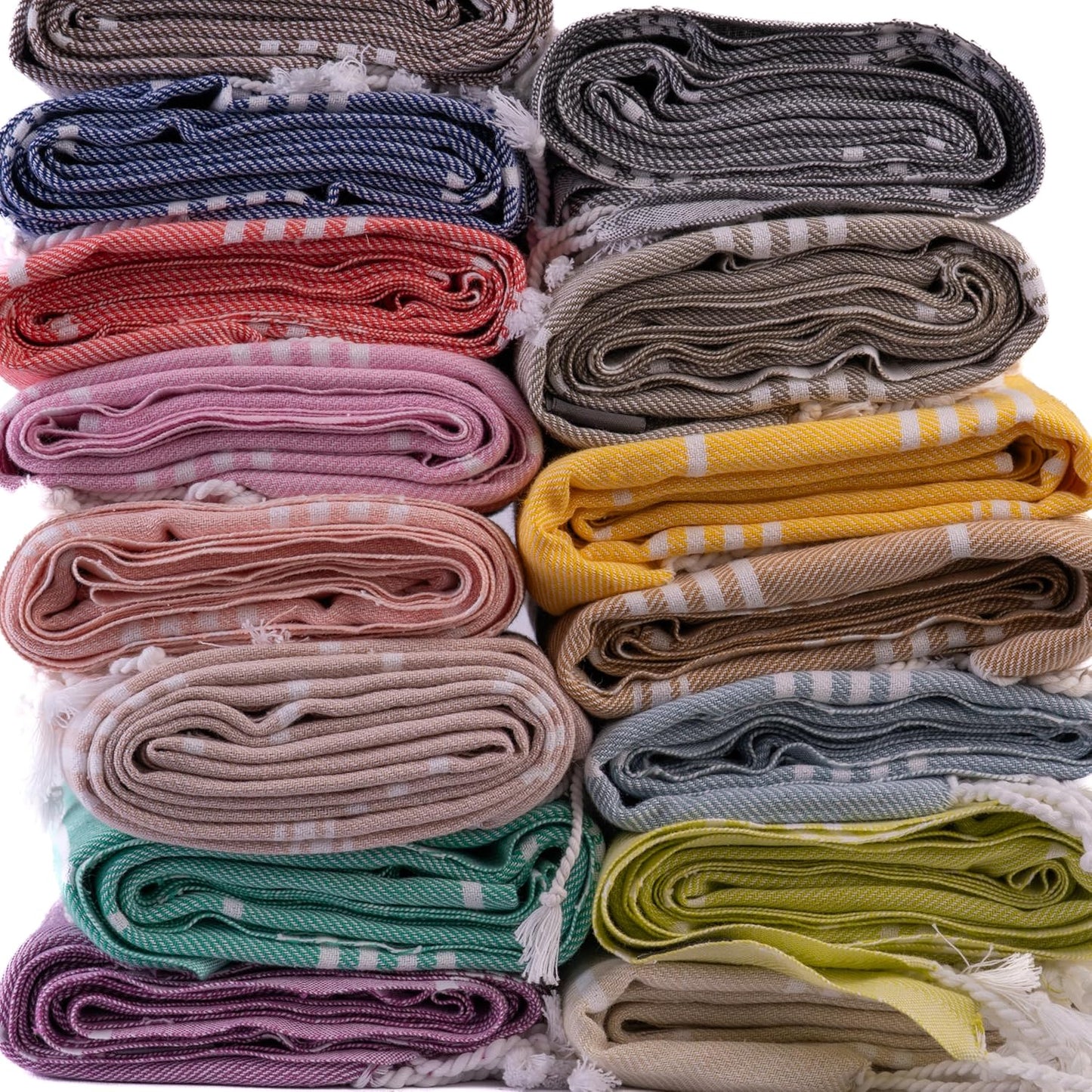 Basic Cotton Bath Towel I Pack of 3 Mixed Colours