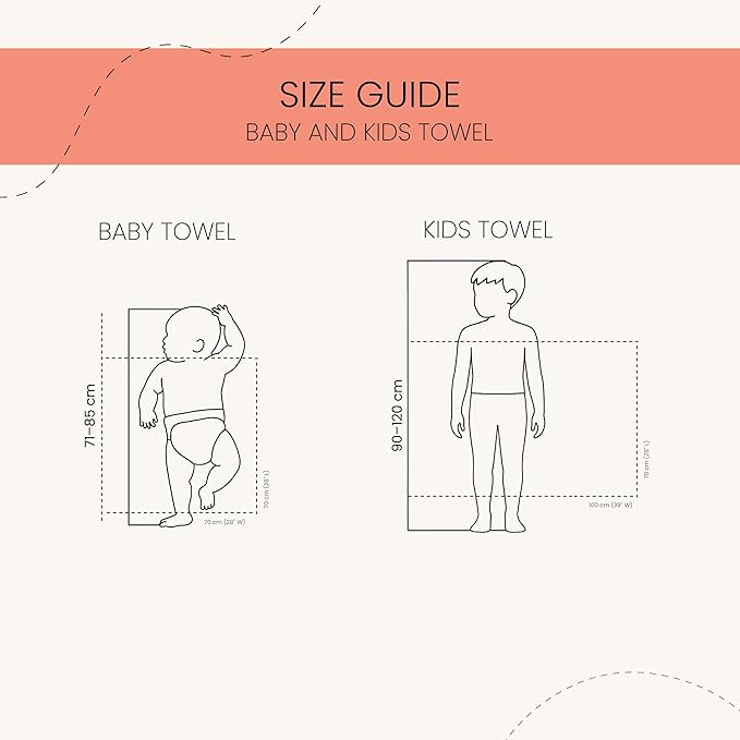 Shuddh -  Muslin Cotton Kids Bath Towel, 2 to 7 Years