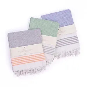 Luna Bath Towel I Set of 3 Mixed Colours