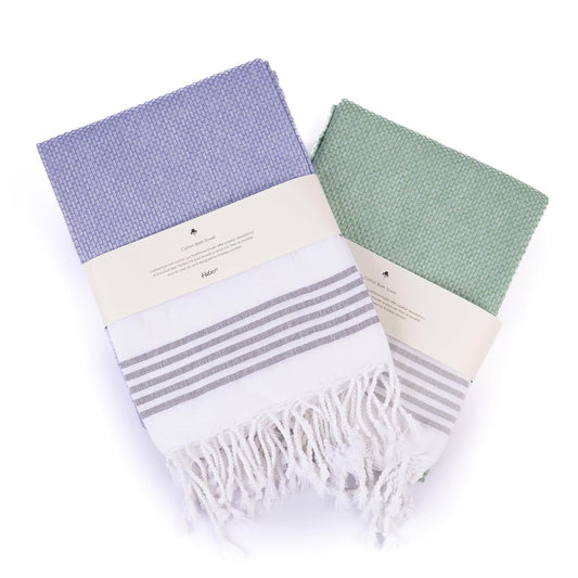 Luna Bath Towel I Pack of 2 Mixed Colours