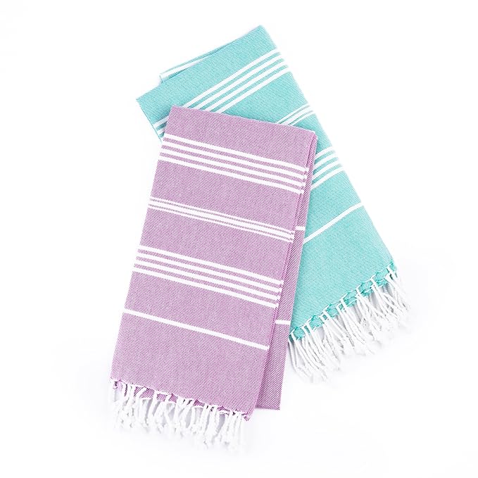 Basic Cotton Bath Towel Pack of 2 Mixed Colours