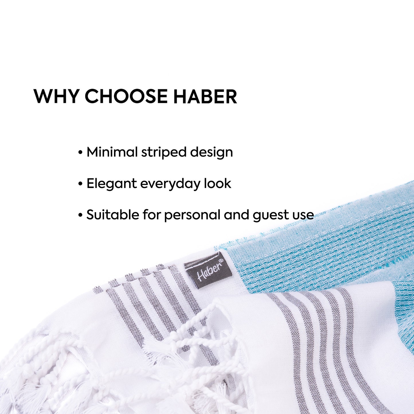Luna Cotton Towel | Soft Flat Weave | Bath / Beach Towel | Quick-Dry & Ultra-Absorbent