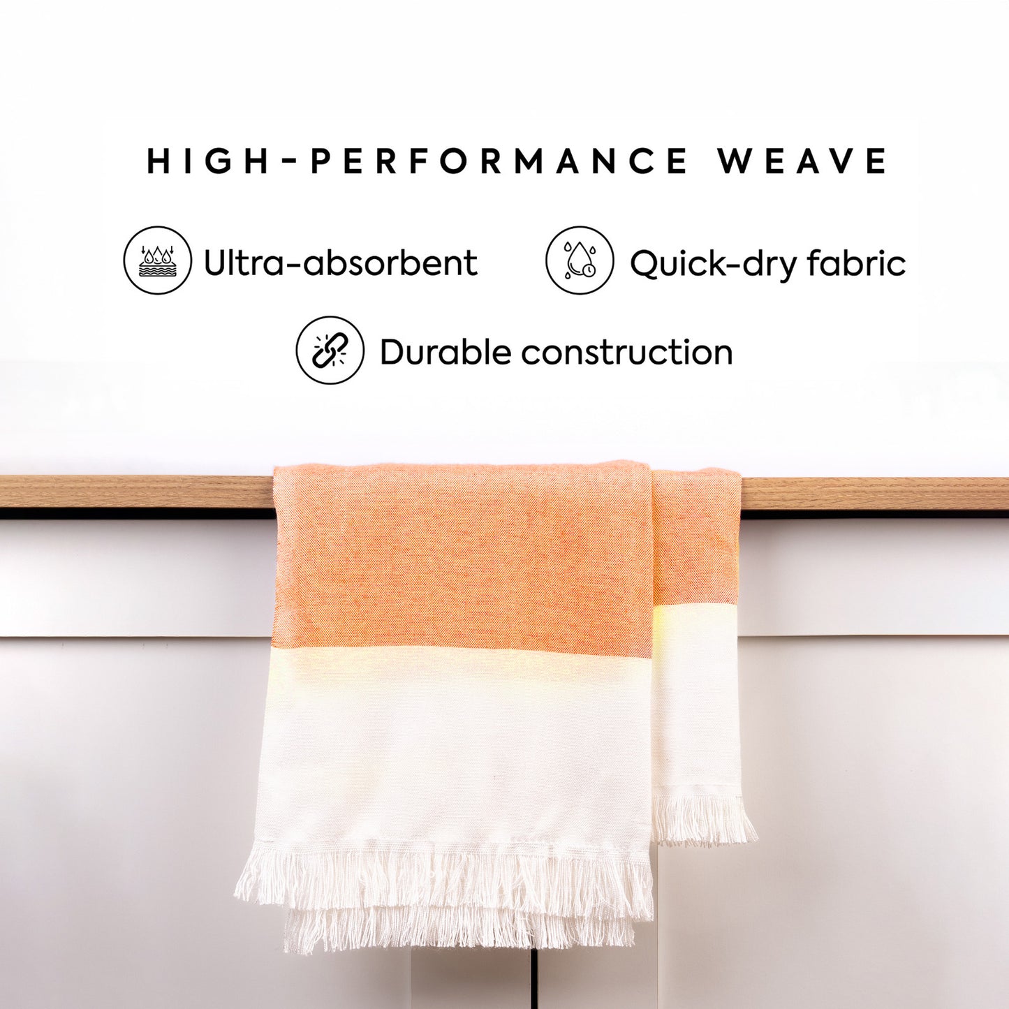 EcoLux Bamboo Towel | Ultra-Soft Satin Weave | Bath towel/ Beach Towel | Quick-Dry, Eco-Friendly & Sand-Resistant