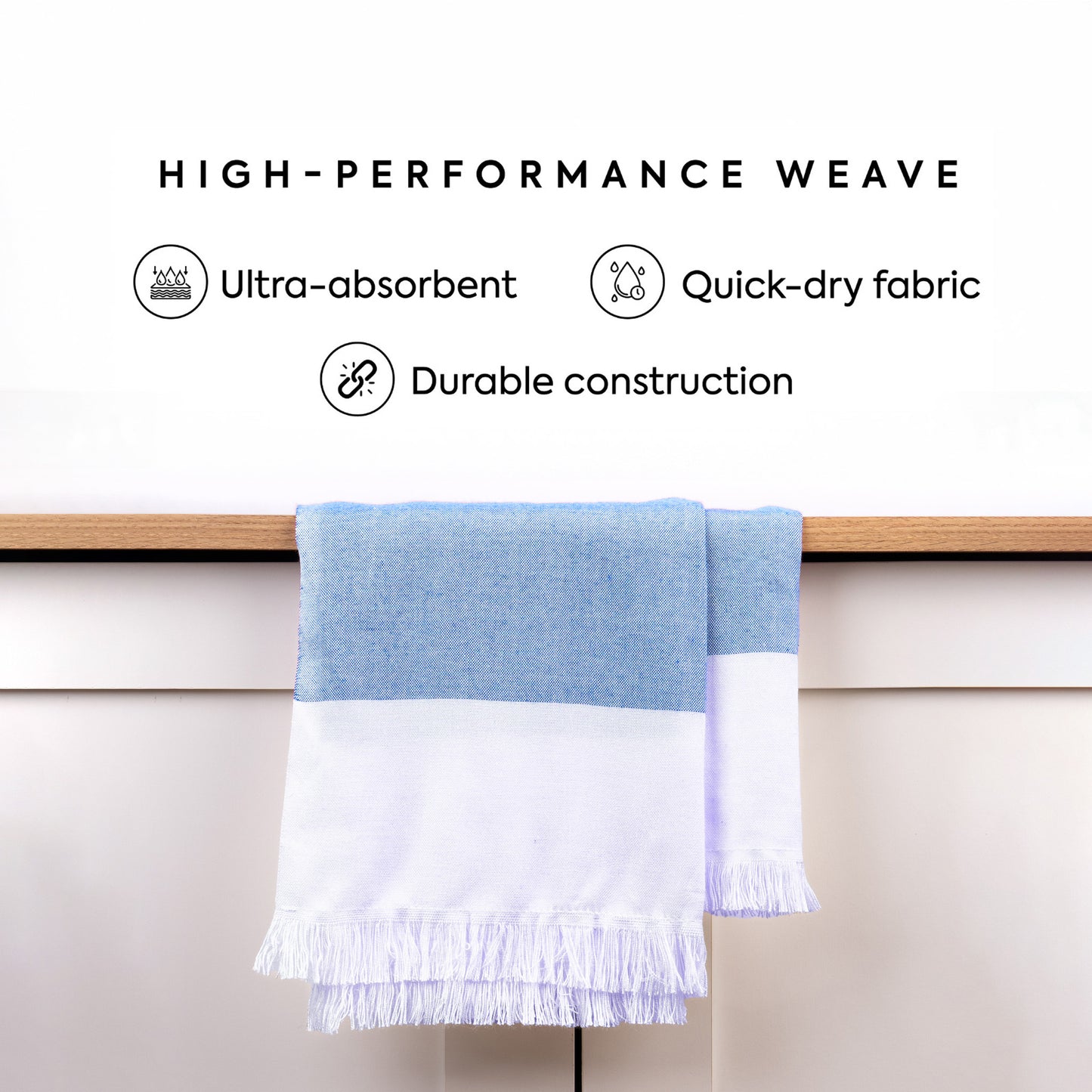 EcoLux Bamboo Towel | Ultra-Soft Satin Weave | Bath towel/ Beach Towel | Quick-Dry, Eco-Friendly & Sand-Resistant