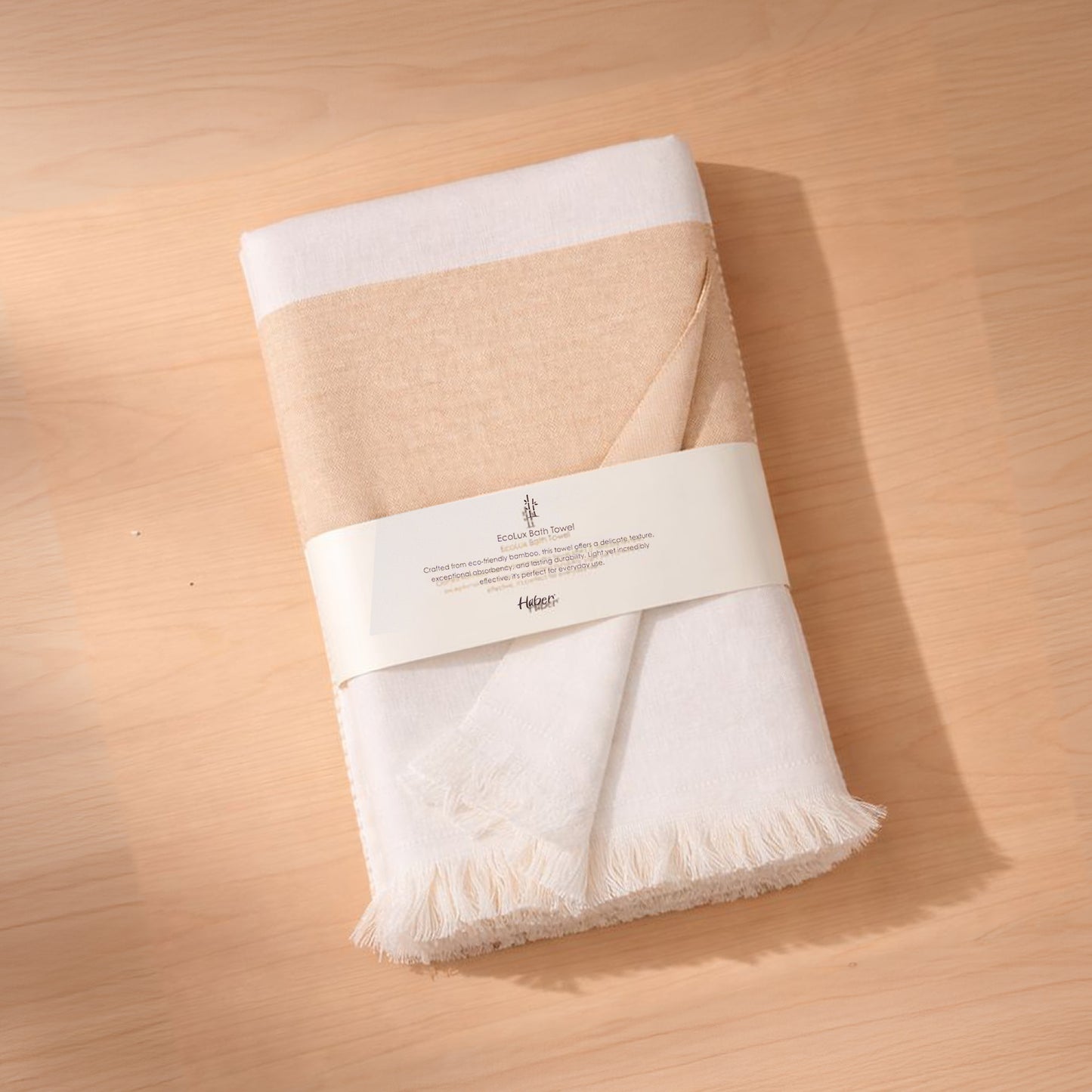 EcoLux Bamboo Towel | Ultra-Soft Satin Weave | Bath towel/ Beach Towel | Quick-Dry, Eco-Friendly & Sand-Resistant