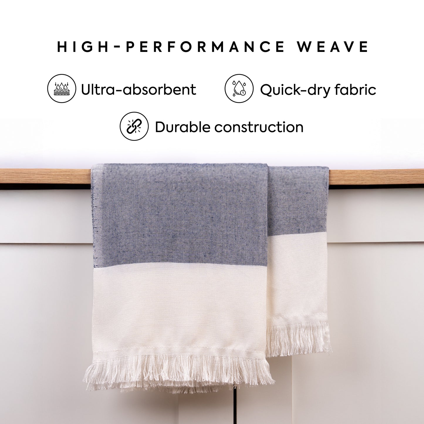 EcoLux Bamboo Towel | Ultra-Soft Satin Weave | Bath towel/ Beach Towel | Quick-Dry, Eco-Friendly & Sand-Resistant
