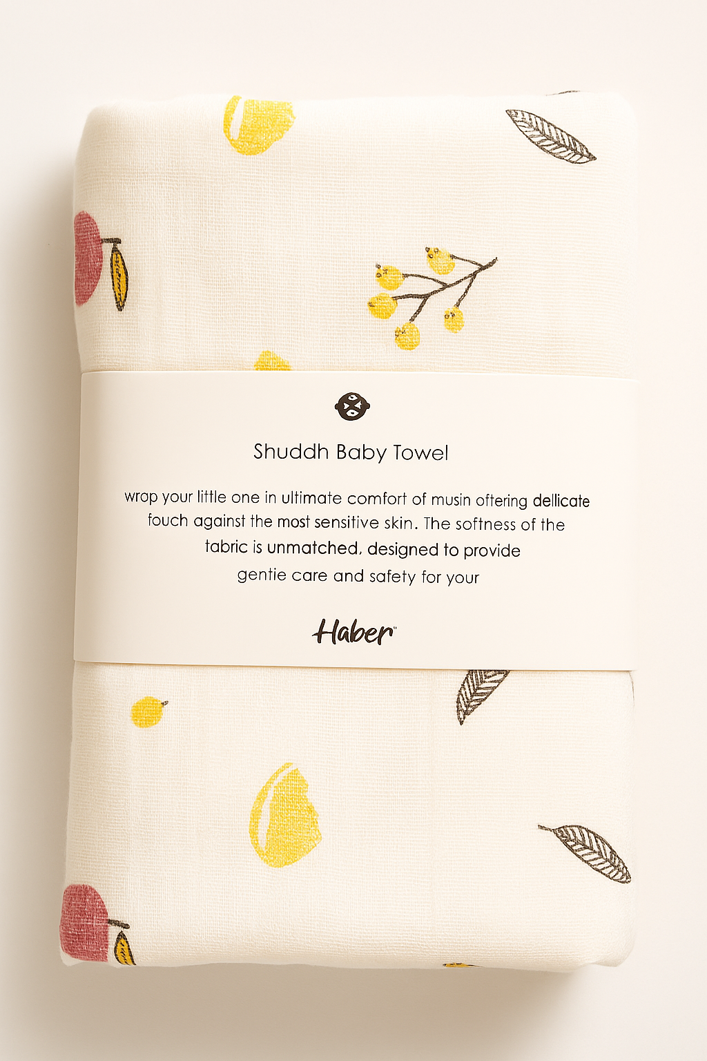 Shuddh -  Muslin Cotton Kids Bath Towel, 2 to 7 Years
