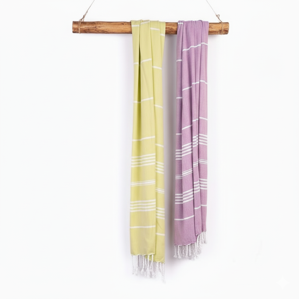 Basic Cotton Bath Towel Pack of 2