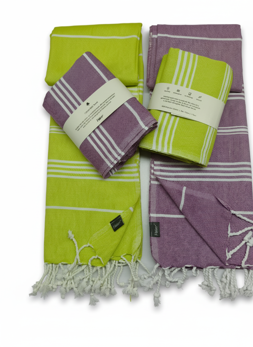 Basic Cotton Bath Towel Pack of 2