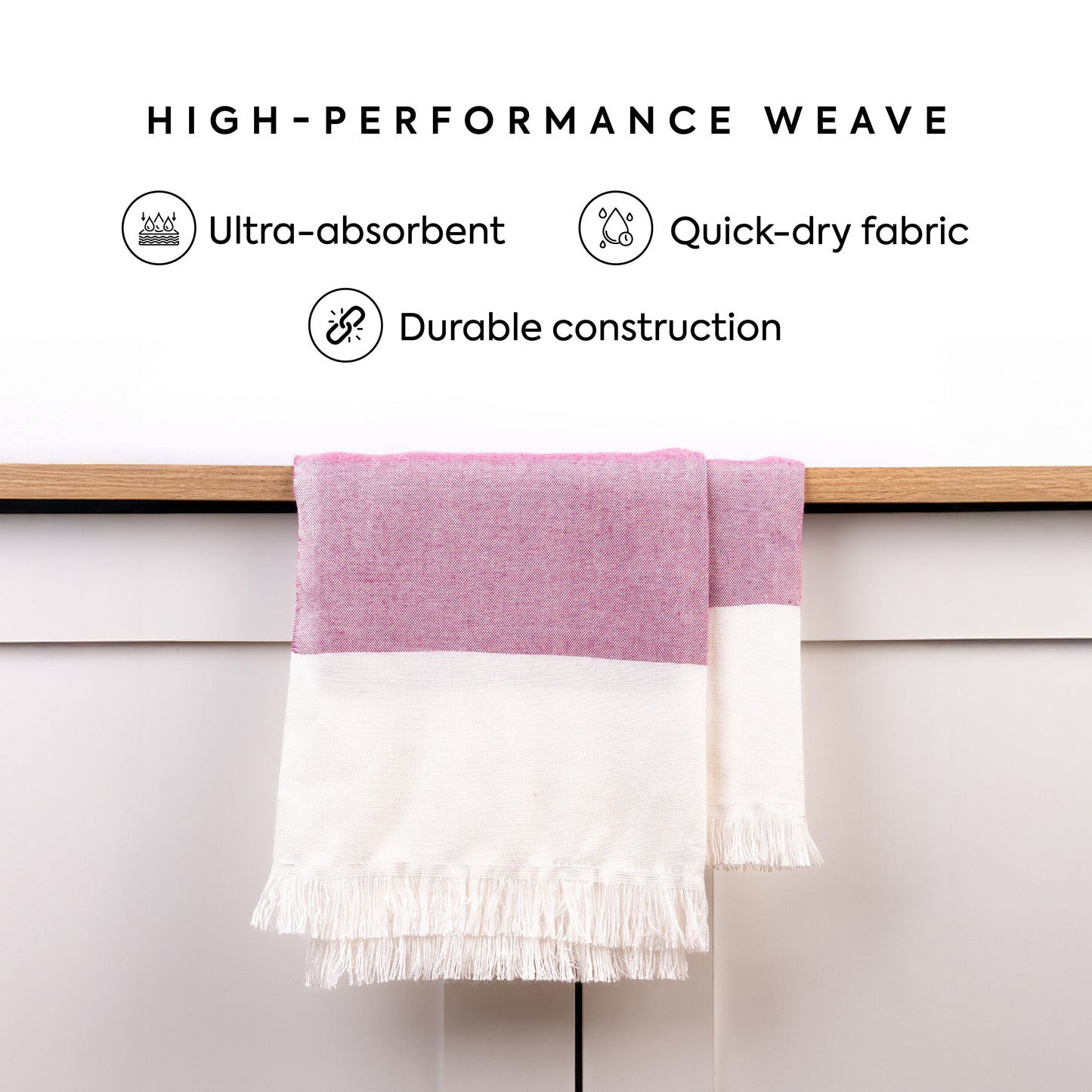 EcoLux Bamboo Towel | Ultra-Soft Satin Weave | Bath towel/ Beach Towel | Quick-Dry, Eco-Friendly & Sand-Resistant