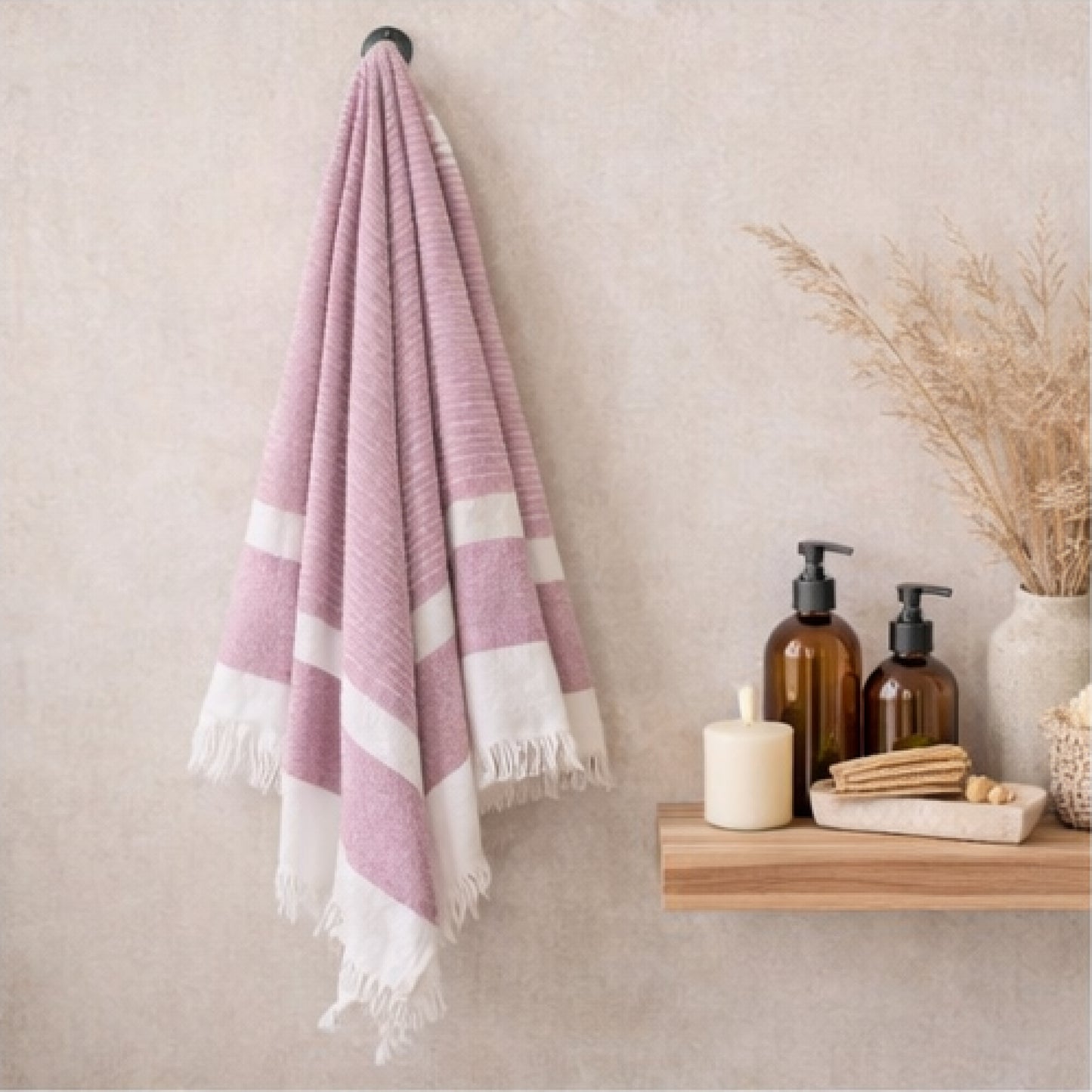 EcoLux Bamboo Towel | Ultra-Soft Satin Weave | Bath towel/ Beach Towel | Quick-Dry, Eco-Friendly & Sand-Resistant