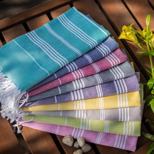 Basic Stripe Bath Towel